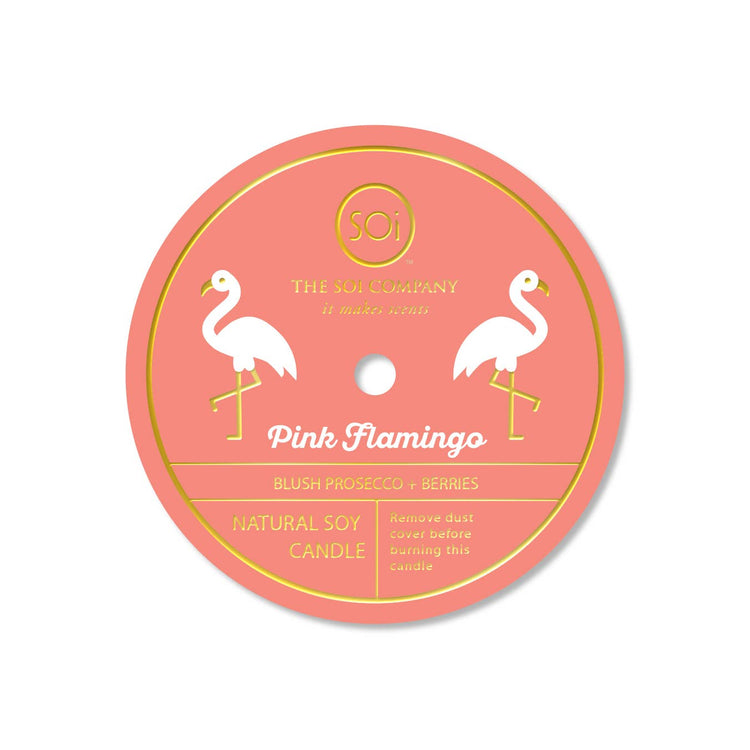 Pink Flamingo12oz Icon Confetti Candle