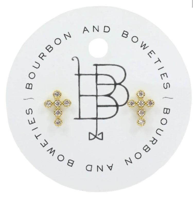Cross Stud Earring
