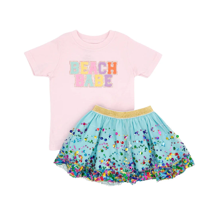 Blue Confetti Sequin Tutu