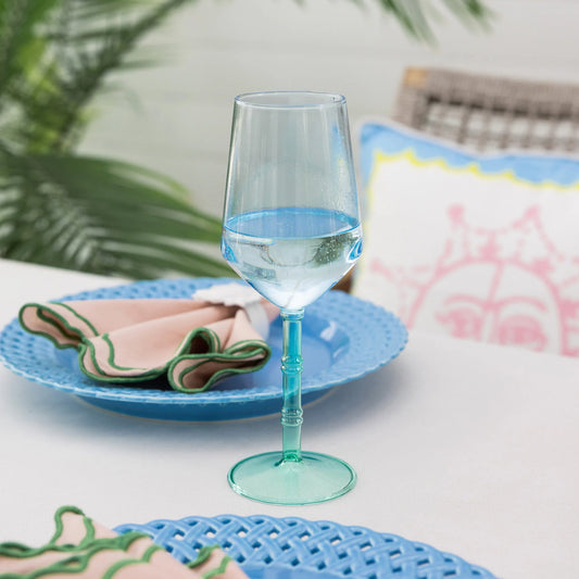 Wine Glass Set, Mint
Condition/Hydrangea Blue