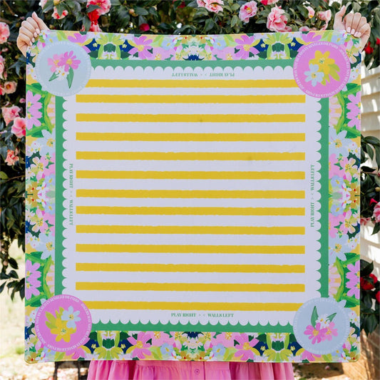 Garden Party Mahjong Table Mat