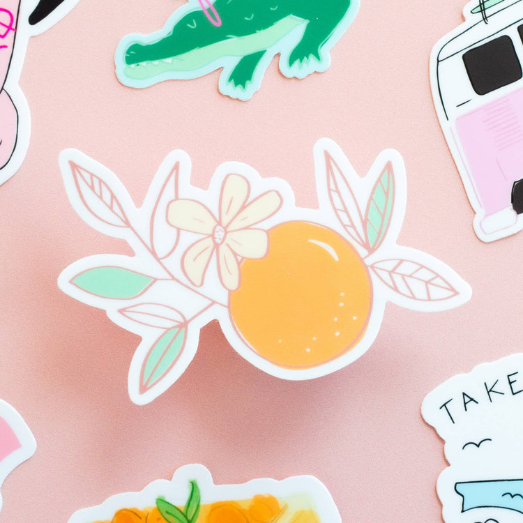 Orange Blossom Sticker