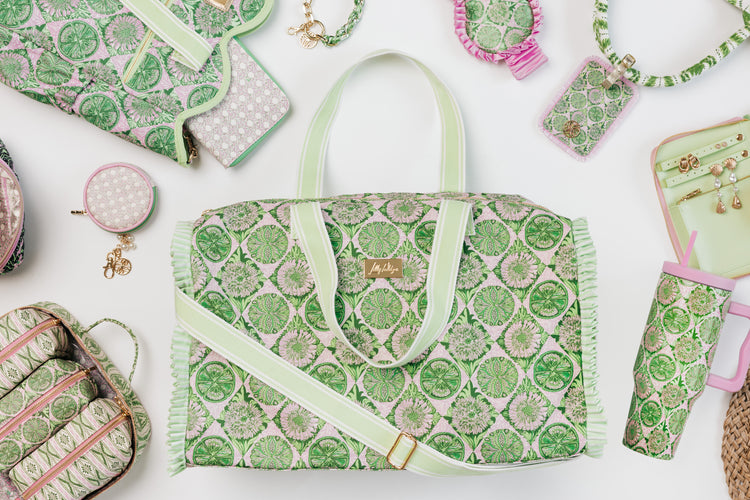 Duffle Tote, Tropical Tiles