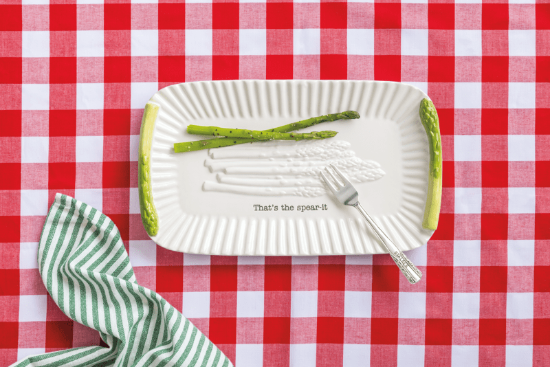 Asparagus Icon Tray Set