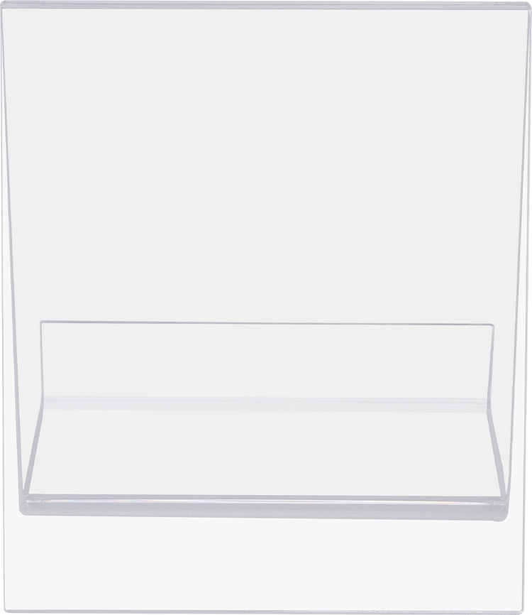 5 ½" X 6" Clear Acrylic Easel