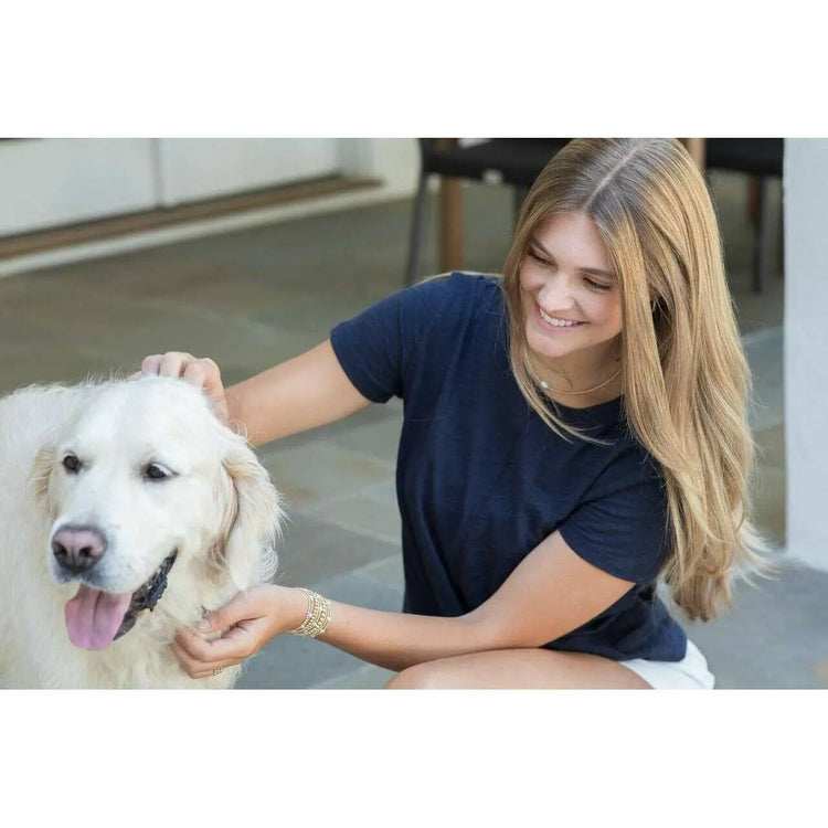 Celia Perfect Length Tee in Navy- Short Sleeve