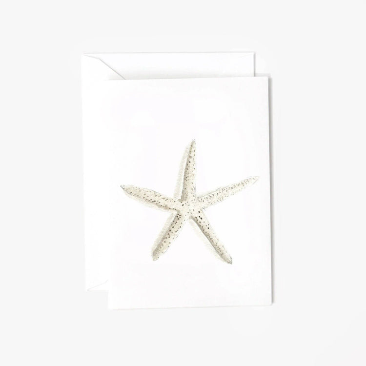 Starfish seaside mini enclosure notecard