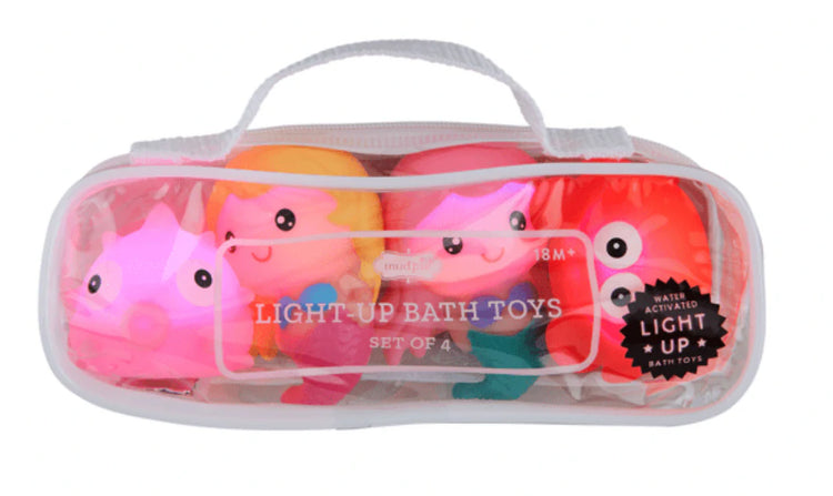 Mermaid Light-Up Bath Toy Set