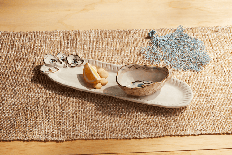 Oyster Tray & Dip Set