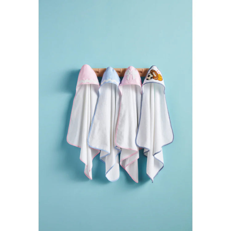 Pink Ric-Rac Hooded Towel