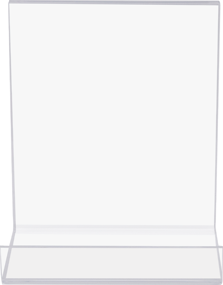 5 ½" X 6" Clear Acrylic Easel