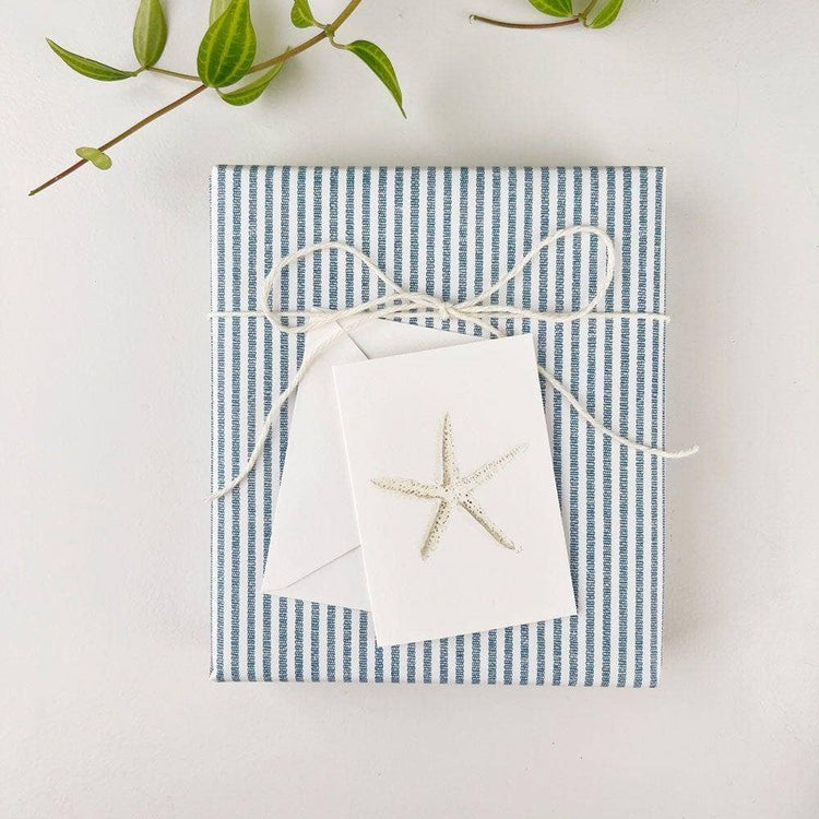 Starfish seaside mini enclosure notecard
