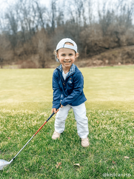 Boy Golf Quarter Zips