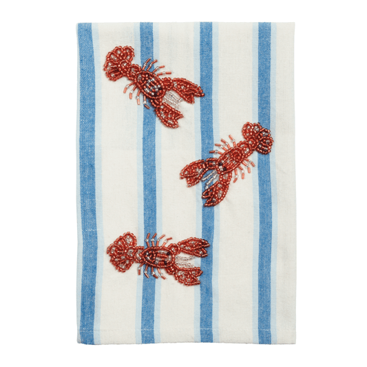 Lobster Beaded Towels