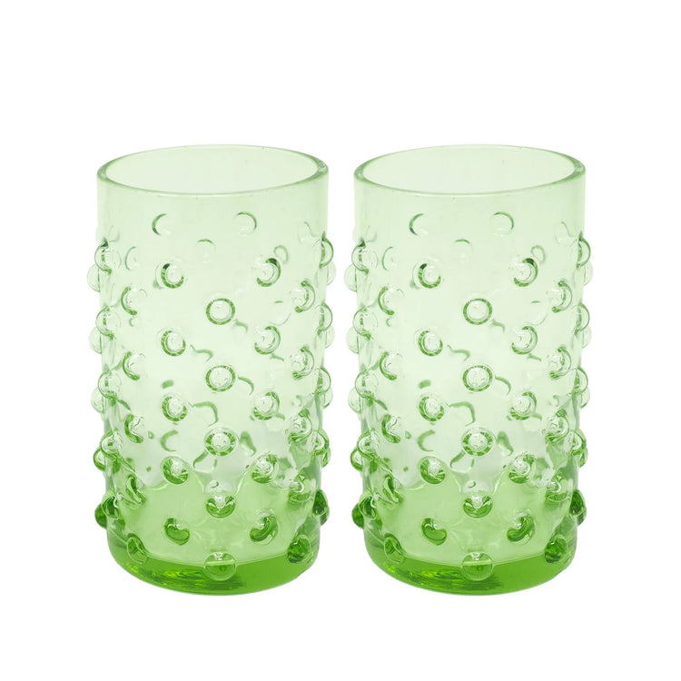 Hi Ball Glass Set, Jade Lime
