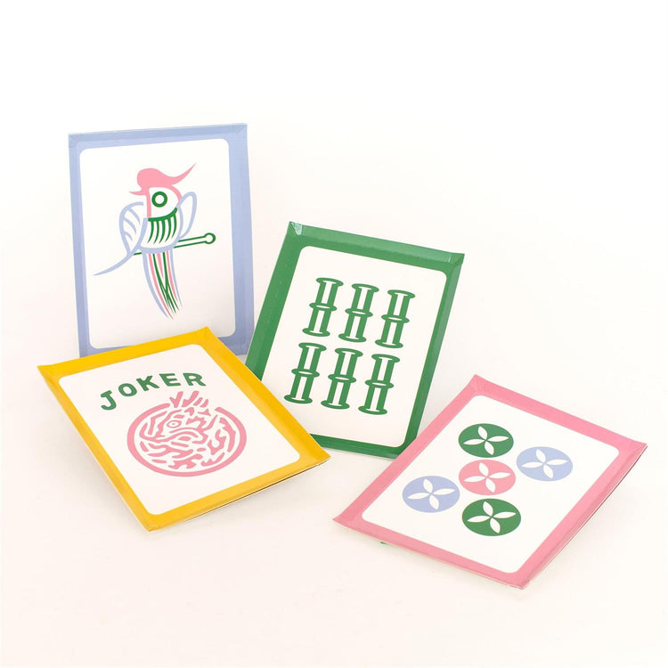 Paper Plates - Mahjong Tiles - 8 Ct - 7 x 9 In