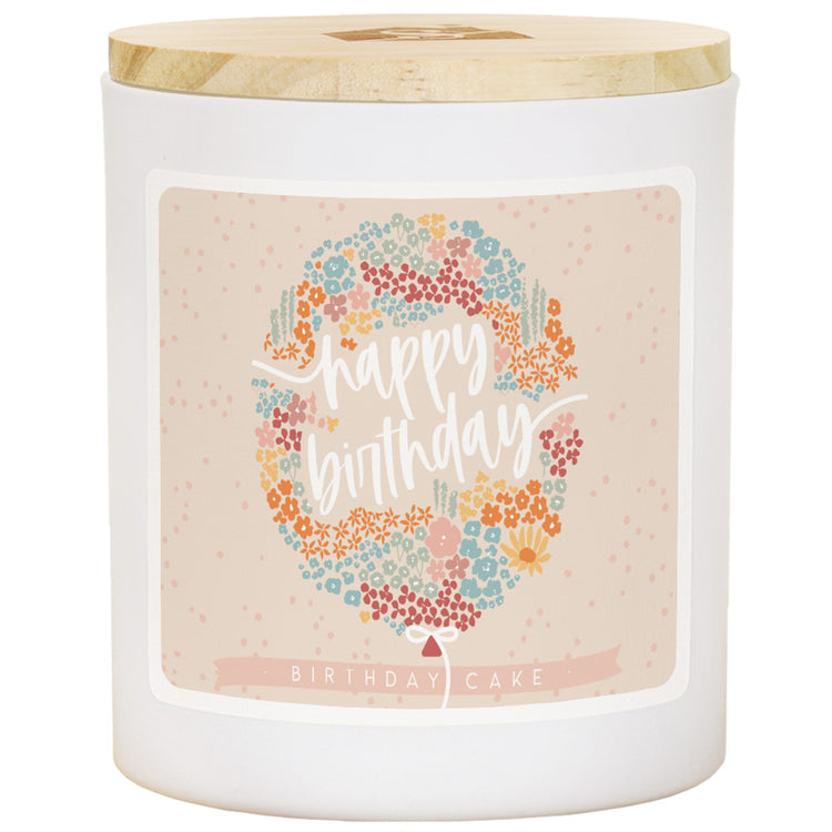 Happy Birthday Balloon Candle