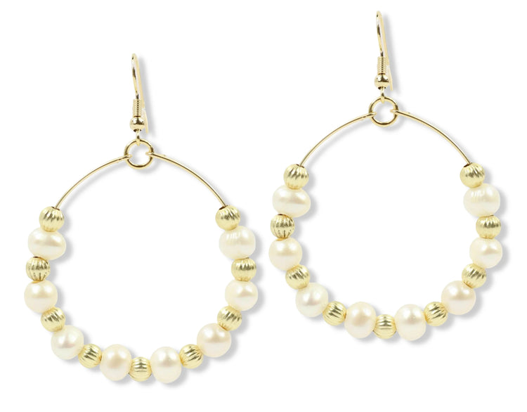 The Chloe Earring- Matte Gold