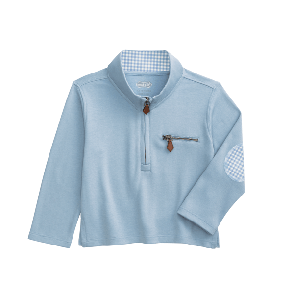 Blue & Gray Quarter Zips