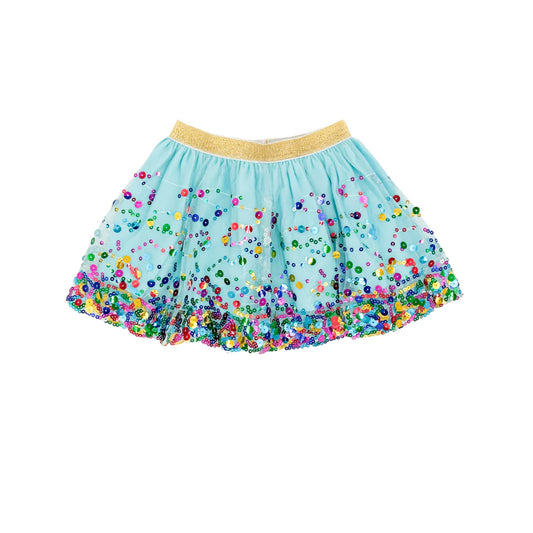 Blue Confetti Sequin Tutu