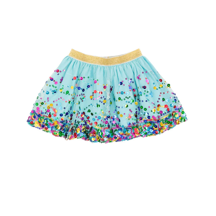 Blue Confetti Sequin Tutu