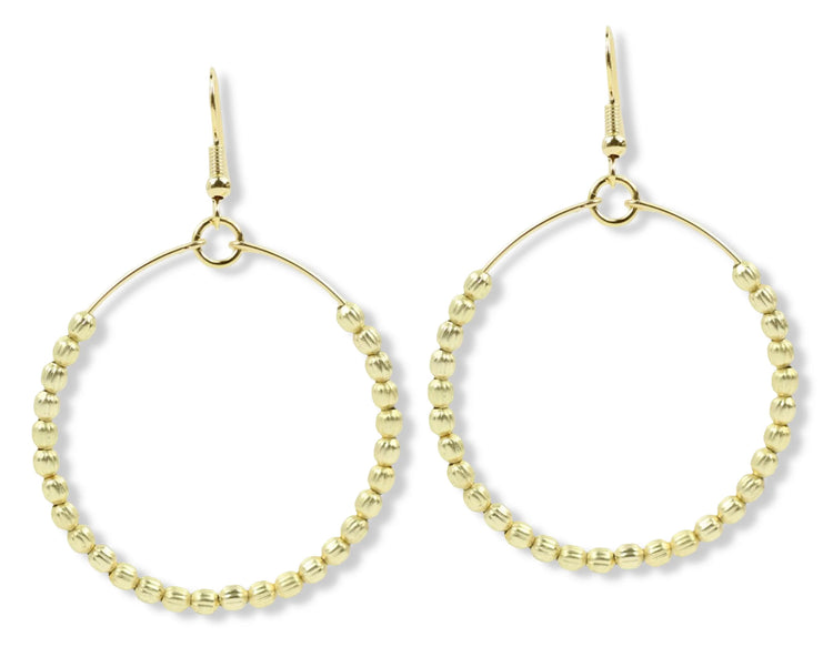 The Chloe Earring- Matte Gold
