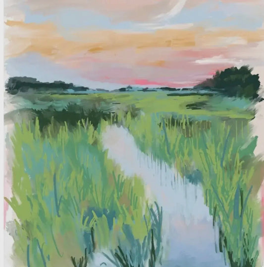 Coastal Magic Marsh- Art Print- 8x10