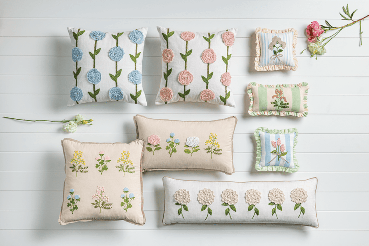 Hydrangea Pillows