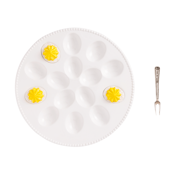 Deviled Egg Icon Platter Set