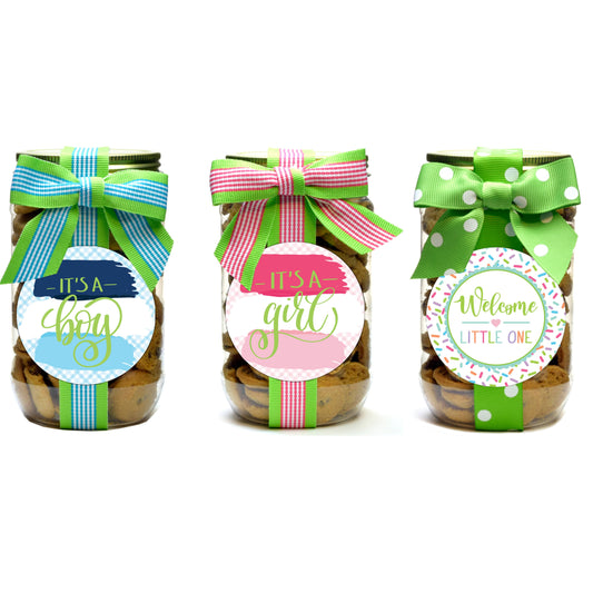Cookie Pint Jars- New Baby Asst #1: Whipped Butter