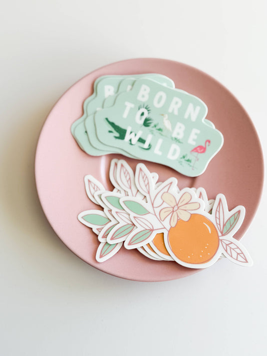 Orange Blossom Sticker
