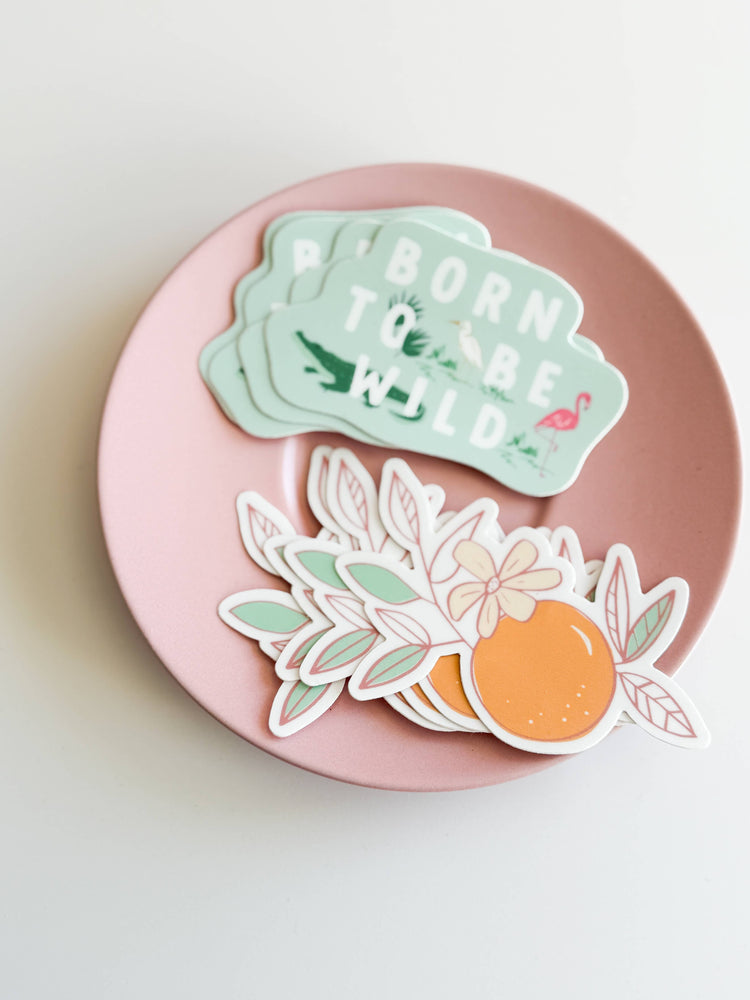 Orange Blossom Sticker