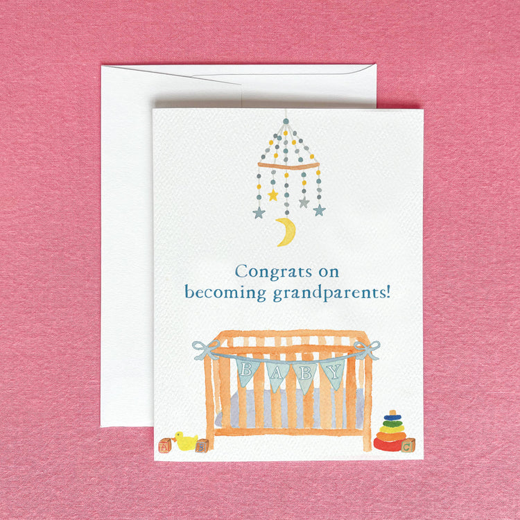 New Grandparents Greeting Card | Congrats on Grandchild Card