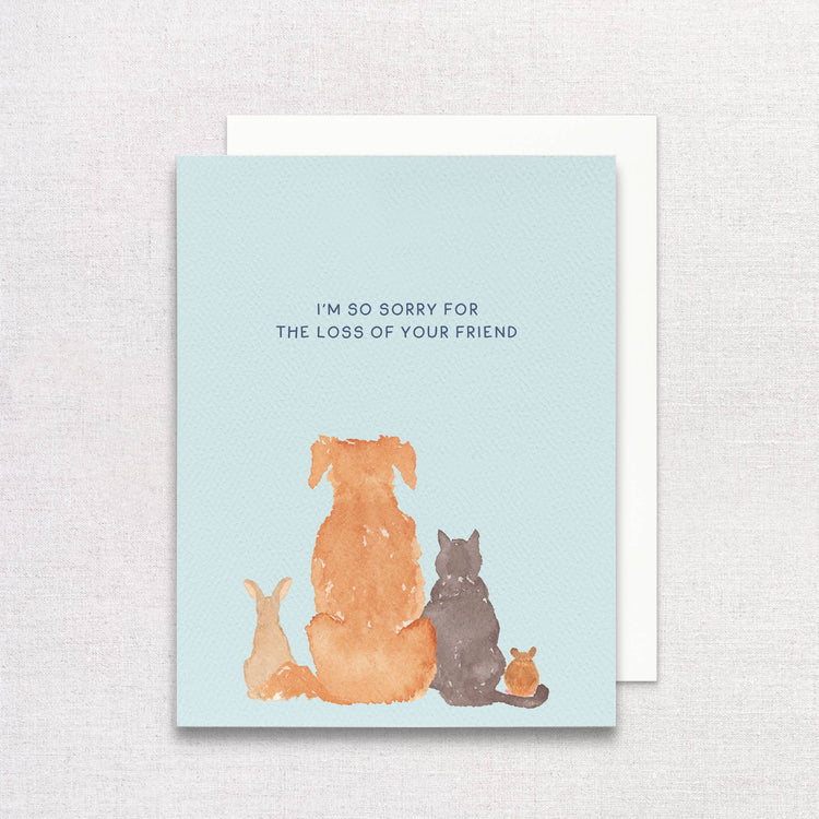 Pet Sympathy Greeting Card | Pet Loss Greeting Card