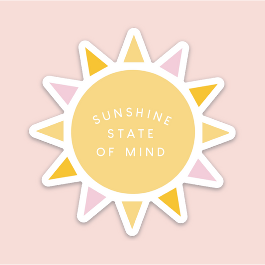 Sunshine State of Mind Sticker