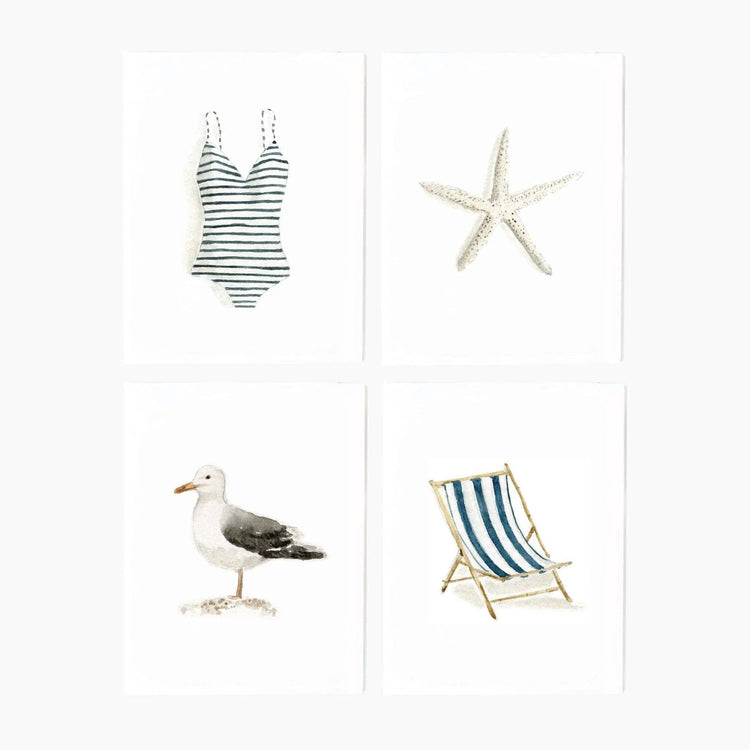 Summer assorted notecard set