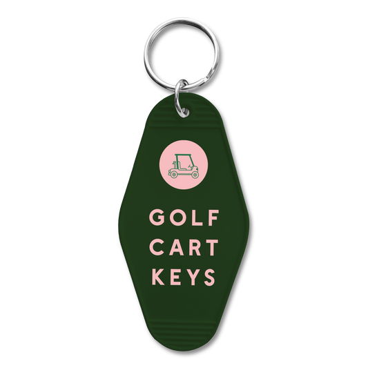 Golf Cart Keys Keychain