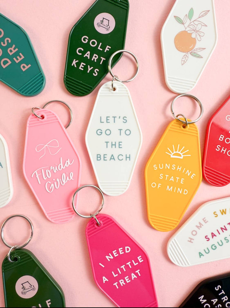 Golf Cart Keys Keychain