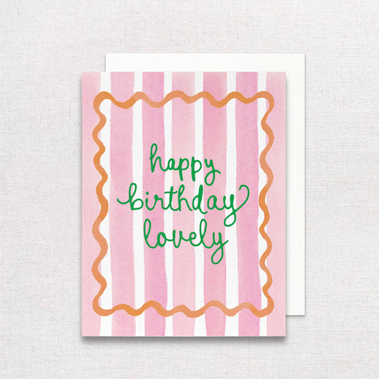 Happy Birthday Lovely Greeting Card | Birthday Card for Her